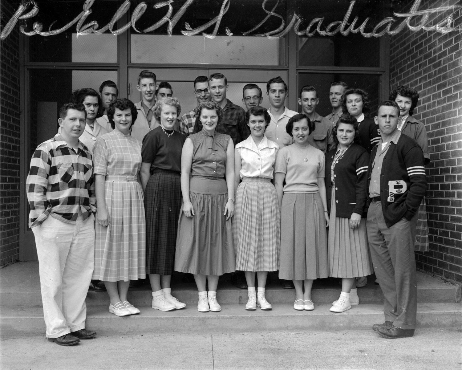 The Pe Ell School Class of 1954.